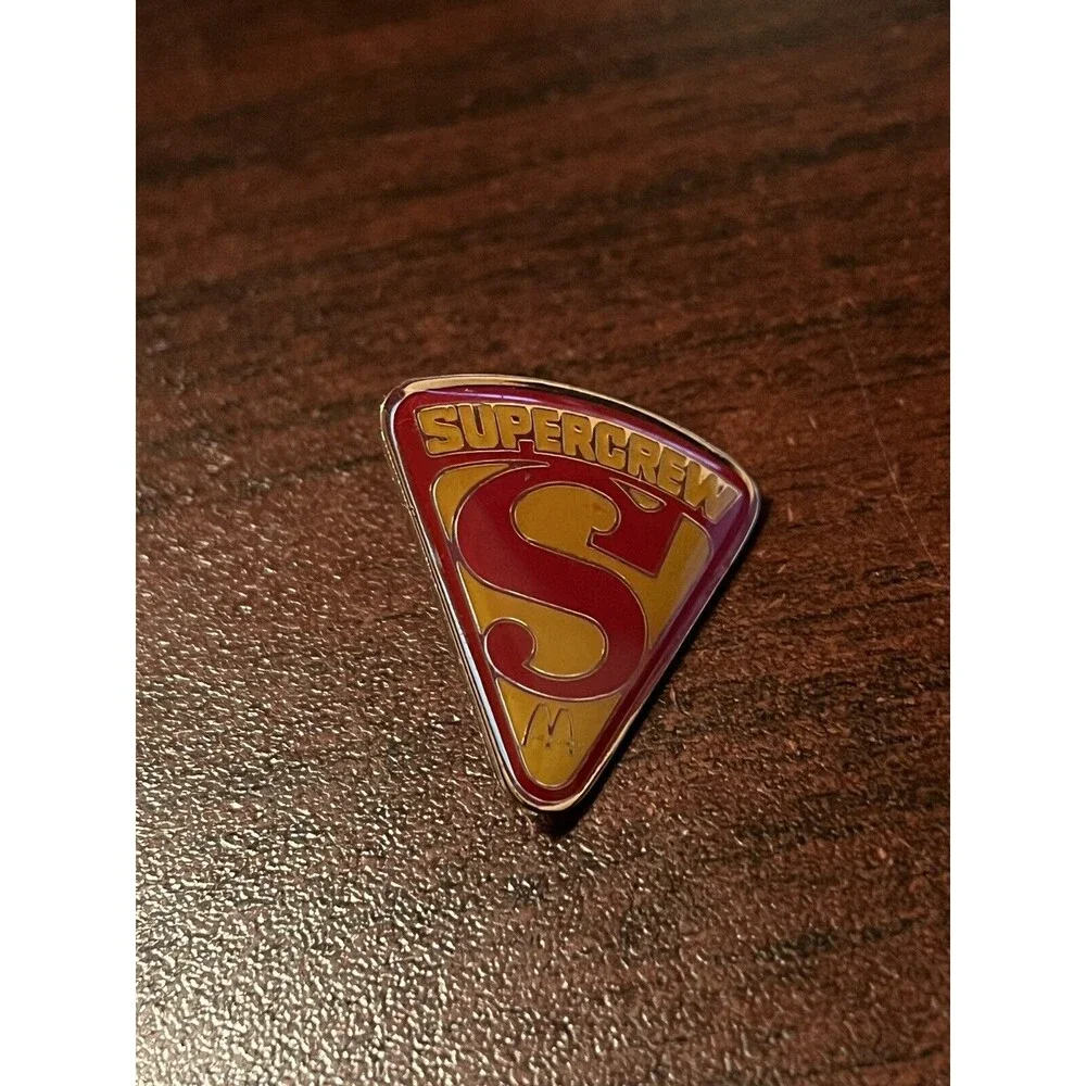 McDonald’s‎ Supercrew Crest Employee Lapel Hat Pin